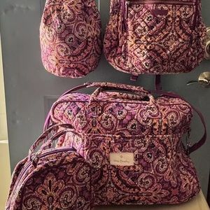 Five Piece, Vera Bradley, Travel Set